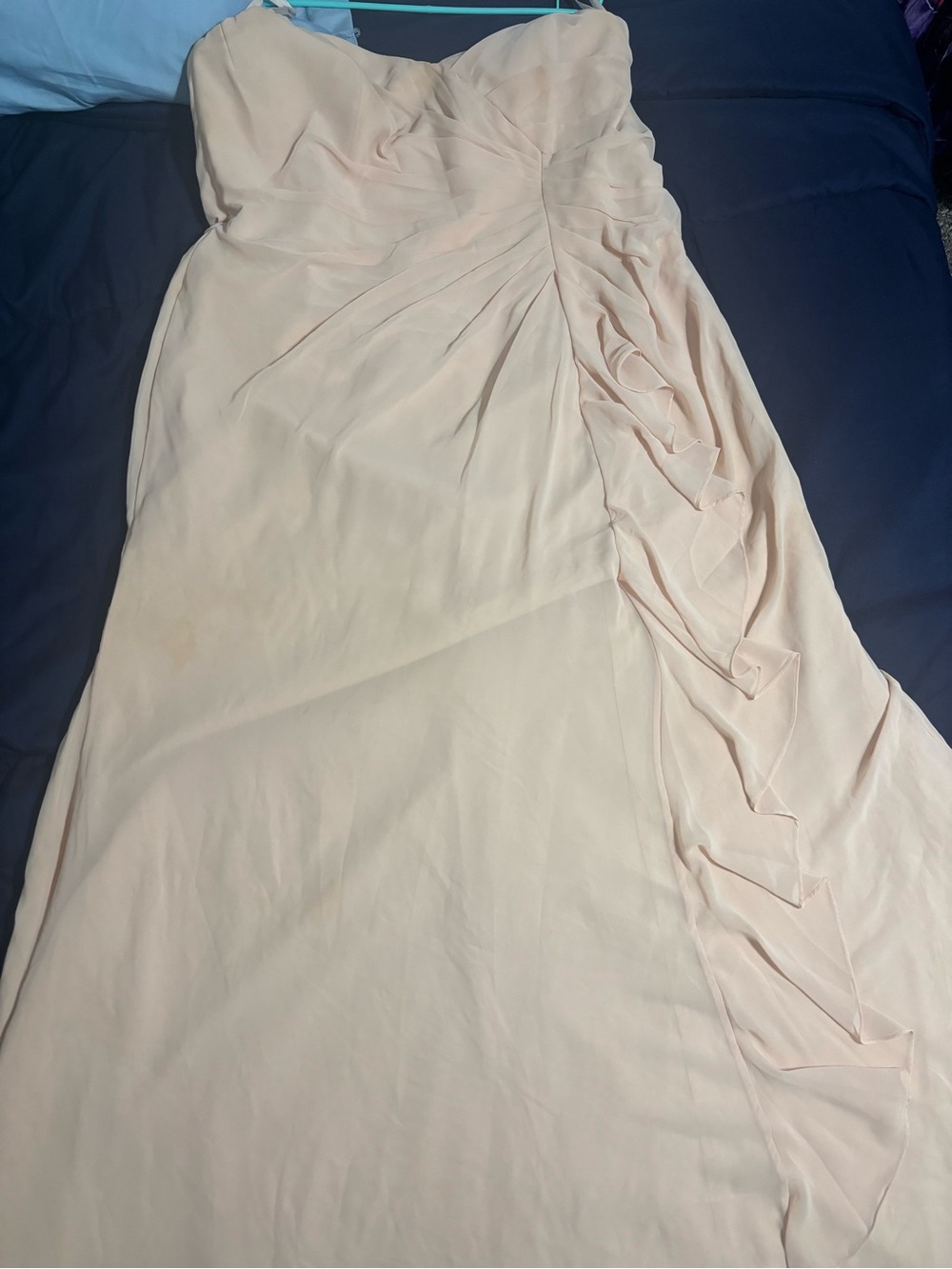 Strapless Blush Pink Evening Skirt